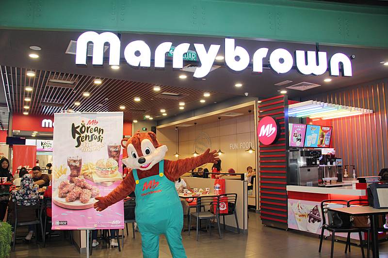 Marrybrown korean burger